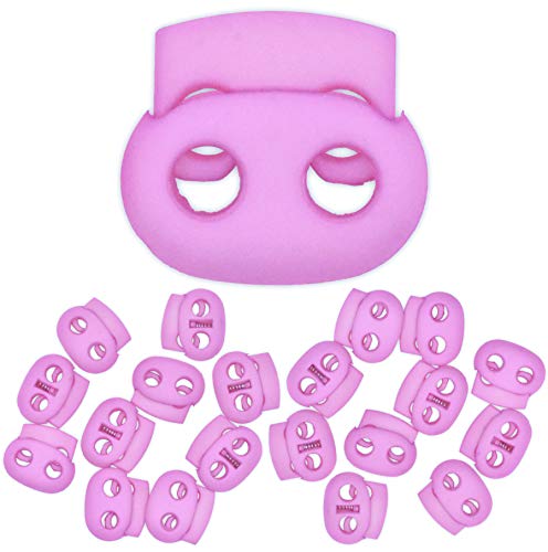 Lilac Lace Locking End Two Hole Fastener