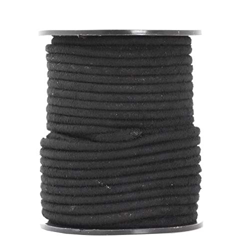 Vegan Leather Cord Faux Suede Cord for Jewelry Making Round Suede Lace from Micro Fiber Suede String Leather Cord for Beading Lacing Crafts 11 Yards