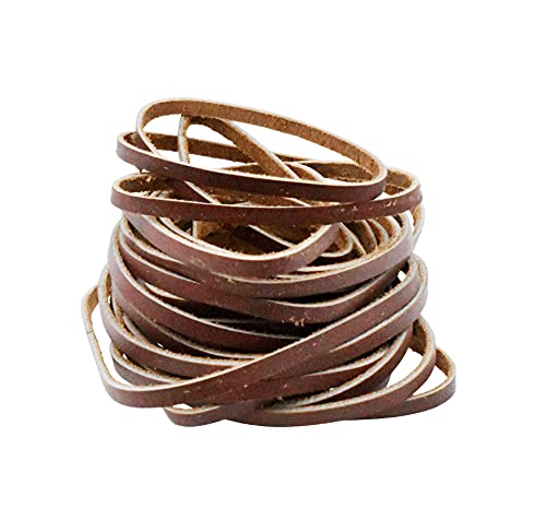 Mandala Crafts Flat Genuine Leather Cord for Jewelry Making  Leather String Cord Leather Lace Cowhide Leather Strips for Crafts Jewelry Making Braiding