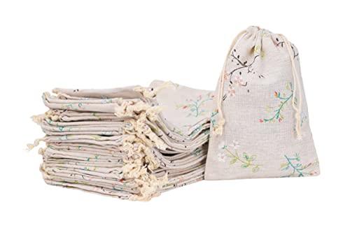 Linen Fabric / Jute Fabric / Gift Bag DIY Craft