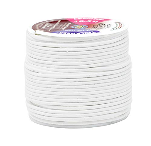 White Rawhide Leather String
