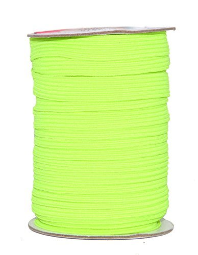 Mandala Crafts Flat Elastic Band - Braided Stretch Strap Cord Roll for Sewing and Crafting