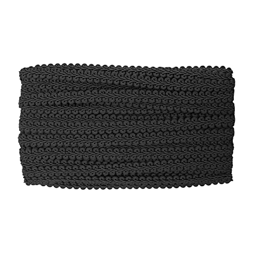 Mandala Crafts Gimp Braid Trim Roll French Braided Trim Ribbon Gold Trim for Sewing Decorative Gold Fabric Trim by The Yard for Curtain Trim Flat Upholstery Trim