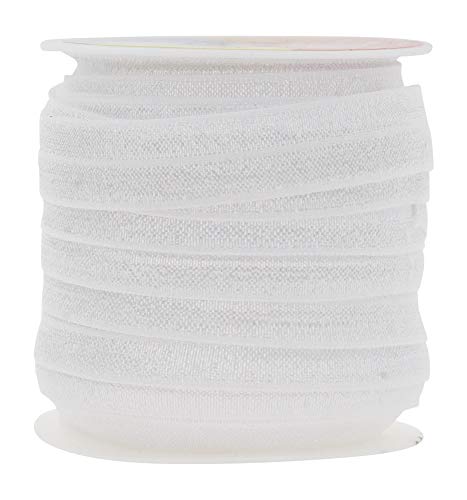Fold Over Elastic Band 5/8 Inch Foldover FOE Stretch Ribbon for Hair Tie Headband Baby Girl Hair Bow