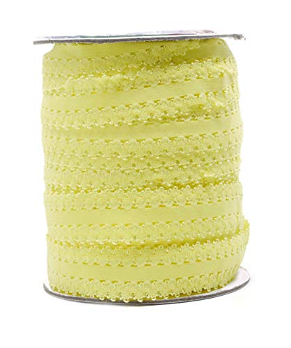 Yellow Elastic Stretch Trim