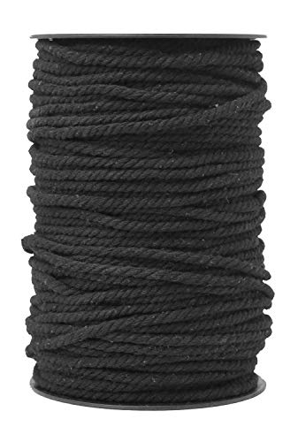 Macrame Cord Cotton Rope Macrame Supplies 3 Ply Twisted Macrame Rope String Yarn for Plant Hanger Wall Hanging Knitting Wedding Décor by Mandala Crafts