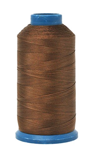 Bonded Nylon Thread for Sewing Leather, Upholstery, Jeans and Weaving Hair; Heavy-Duty; 1500 Yards Size 69 T70