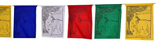 Blue White Red Green Yellow Four Friends Flags