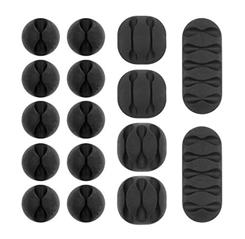 Adhesive Cable Clips Cord Organizer Kit