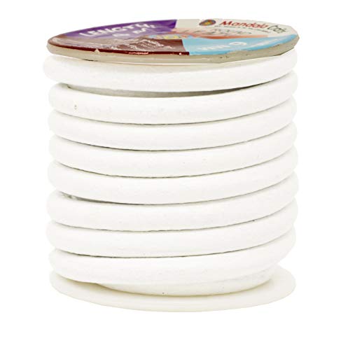 White Rawhide Rope for Jewelry Making