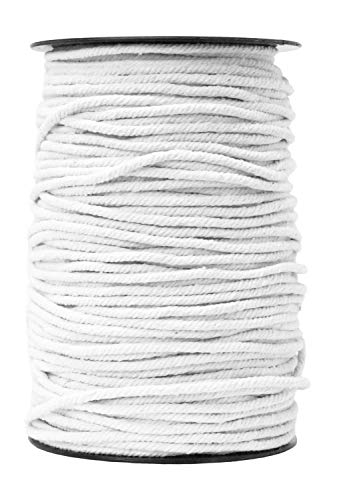 Macrame Cord Cotton Rope Macrame Supplies 3 Ply Twisted Macrame Rope String Yarn for Plant Hanger Wall Hanging Knitting Wedding Décor by Mandala Crafts