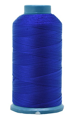 Bonded Nylon Thread for Sewing Leather, Upholstery, Jeans and Weaving Hair; Heavy-Duty; 1500 Yards Size 69 T70