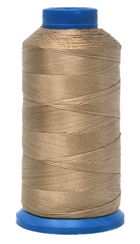 Bonded Nylon Thread for Sewing Leather, Upholstery, Jeans and Weaving Hair; Heavy-Duty; 1500 Yards Size 69 T70