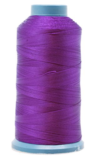 Bonded Nylon Thread for Sewing Leather, Upholstery, Jeans and Weaving Hair; Heavy-Duty; 1500 Yards Size 69 T70