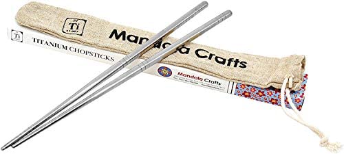 Mandala Crafts Chopstick Set with Case