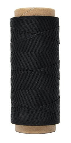 Round Waxed Thread for Leather Sewing Leather Thread Wax String Polyester Cord for Leather Craft Stitching Bookbinding