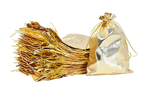 Mandala Crafts Gift Bags - Favor Bags Wedding Favor Bags for Bridal Baby Shower Birthday Party Candy Christmas - Jewelry Pouches Organza Drawstring Bags