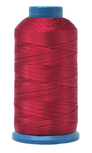 Bonded Nylon Thread for Sewing Leather, Upholstery, Jeans and Weaving Hair; Heavy-Duty; 1500 Yards Size 69 T70