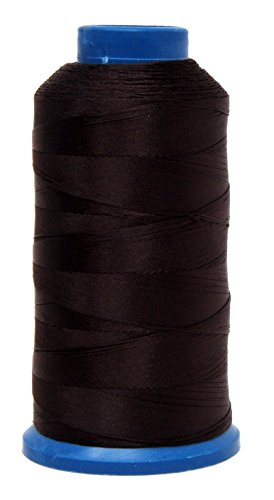 Bonded Nylon Thread for Sewing Leather, Upholstery, Jeans and Weaving Hair; Heavy-Duty; 1500 Yards Size 69 T70