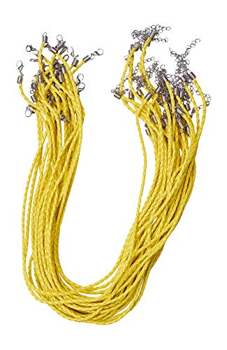 Mandala Crafts Braided Leather Necklace Cord with Clasp Bulk 60 PCs - Necklace String for Jewelry Making Supplies 18 in Leather String Cord Necklace Cords for Pendants Bracelet