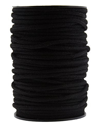 Black Cotton Welt Trim