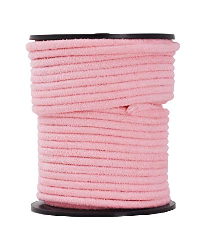 Vegan Leather Cord Faux Suede Cord for Jewelry Making Round Suede Lace from Micro Fiber Suede String Leather Cord for Beading Lacing Crafts 11 Yards