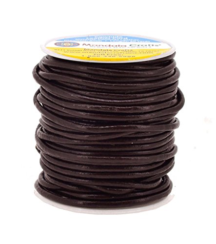 Black Rawhide Rope for Jewelry Making