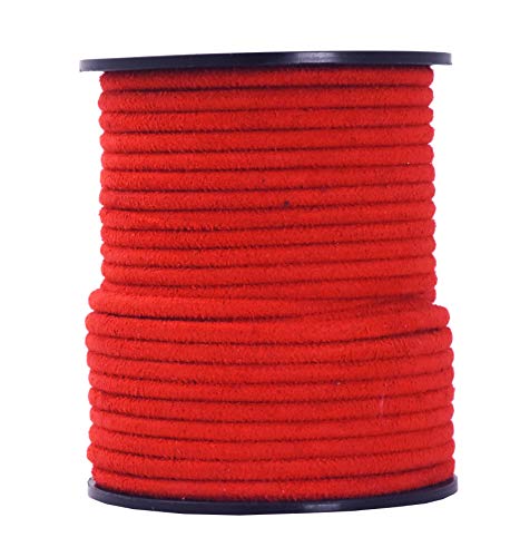 Vegan Leather Cord Faux Suede Cord for Jewelry Making Round Suede Lace from Micro Fiber Suede String Leather Cord for Beading Lacing Crafts 11 Yards