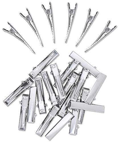 Metal Alligator Hair Clips for Hair Bows, Thick Thin Hair Cutting, Hairdressing, Curl