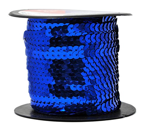 Blue Sequin Strip Trim