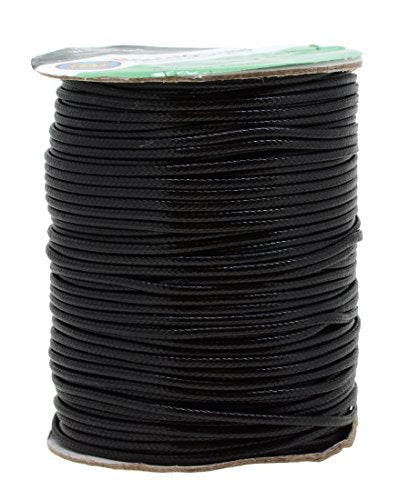 Black Polyester Beading Craft Cord Thread