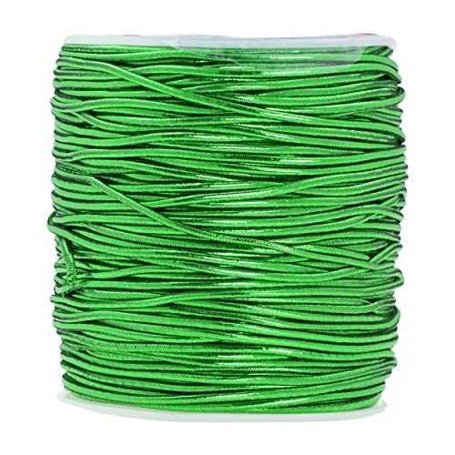 Metallic Cord Tinsel String Rope for Ornament Hanging, Decorating, Gift Wrapping, Crafting