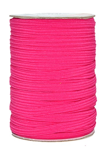 Hot Pink Flat Elastic Band