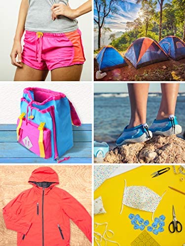 Lace Locking End Two Hole Fastener for Drawstrings, Shoelaces, Bow Cord, Bungee Cord