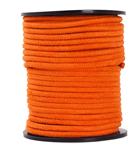 Vegan Leather Cord Faux Suede Cord for Jewelry Making Round Suede Lace from Micro Fiber Suede String Leather Cord for Beading Lacing Crafts 11 Yards