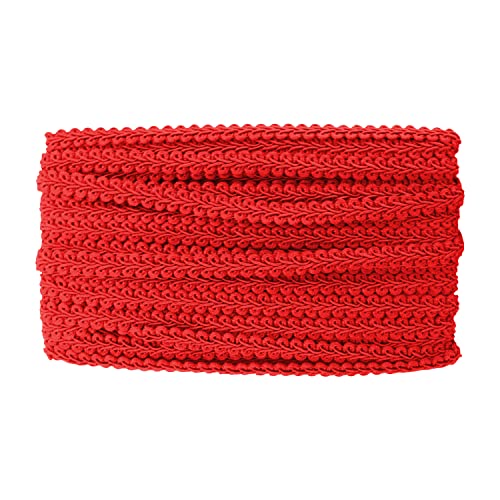 Mandala Crafts Gimp Braid Trim Roll French Braided Trim Ribbon Gold Trim for Sewing Decorative Gold Fabric Trim by The Yard for Curtain Trim Flat Upholstery Trim