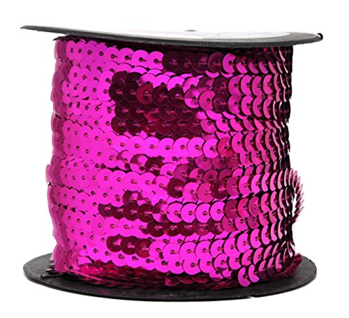 Fuchsia Trim on Strings for Crafts