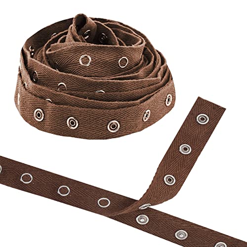 Mandala Crafts Metal Snap Tape for Sewing by Yard - Cotton Snap Button Trim Baby Snaps for Sewing - Fastener Button Strips Snap Tape for Baby Clothes 3 Yards Snap Tape