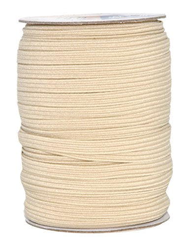 Cream Flat Elastic Band