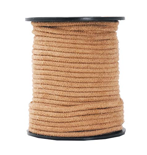 Vegan Leather Cord Faux Suede Cord for Jewelry Making Round Suede Lace from Micro Fiber Suede String Leather Cord for Beading Lacing Crafts 11 Yards