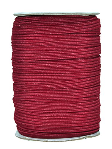 Maroon Braided Stretch Strap Cord
