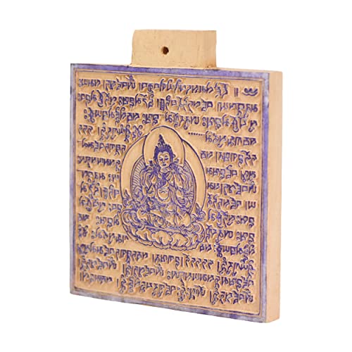 Mudra Crafts Vajrayana Tibetan Prayer Flags Make Your Own Printing Block Nepalese Prayer Flags DIY Kit with Blank Prayer Flags