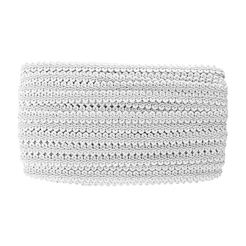 Mandala Crafts Gimp Braid Trim Roll French Braided Trim Ribbon Gold Trim for Sewing Decorative Gold Fabric Trim by The Yard for Curtain Trim Flat Upholstery Trim