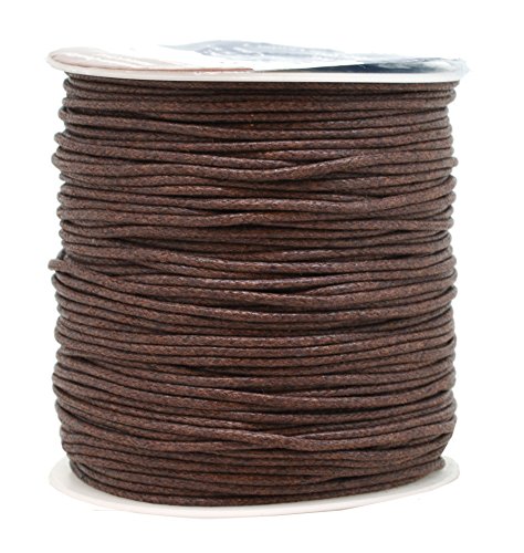 Mandala Crafts Size 1.5 mm Waxed Cord for Jewelry Making Necklace String - Wax Cord for Jewelry String Bracelet Cord - 109 Yards Waxed Cotton Cord for Jewelry Making