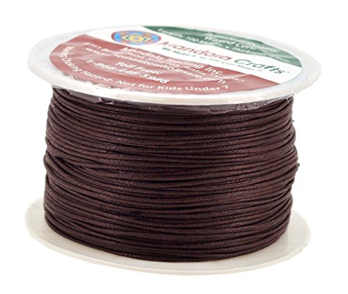 Chocolate Brown Jewelry Making Beading Crafting Macramé Waxed Cotton Cord Thread