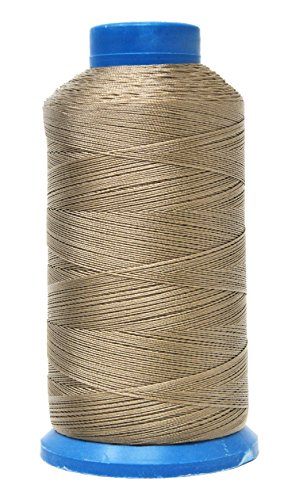 Bonded Nylon Thread for Sewing Leather, Upholstery, Jeans and Weaving Hair; Heavy-Duty; 1500 Yards Size 69 T70