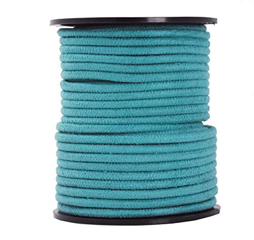 Vegan Leather Cord Faux Suede Cord for Jewelry Making Round Suede Lace from Micro Fiber Suede String Leather Cord for Beading Lacing Crafts 11 Yards