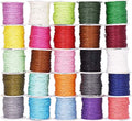 Assorted Colors Jewelry Making Beading Crafting Macramé Waxed Cotton Cord Thread