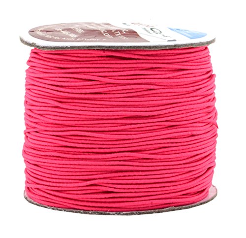 Hot Pink Stretchy String for Jewelry Making