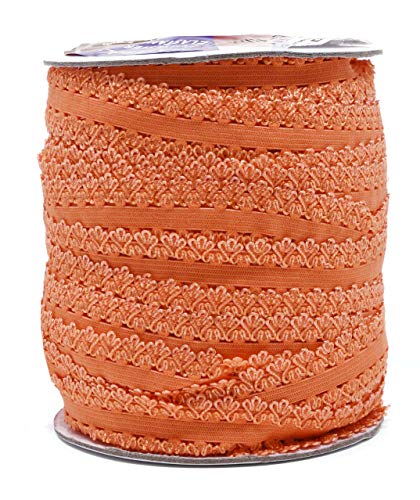 Mandala Crafts Elastic Lace Ribbon Decorative Stretch Trim for Elastic Headband, Lingerie, Sewing